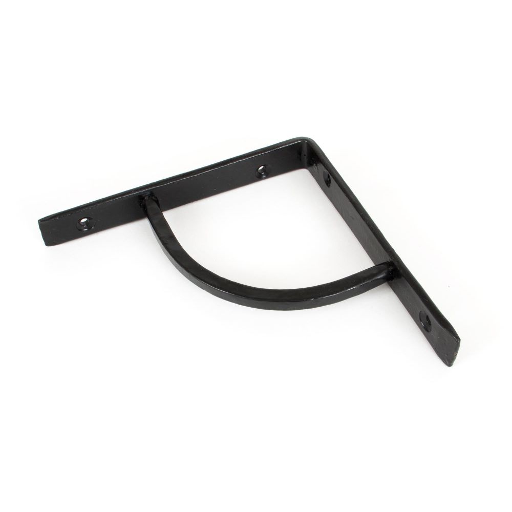 From The Anvil - Black 6'' x 6'' Plain Shelf Bracket | Sku. 83780 | Trade Door Handles.