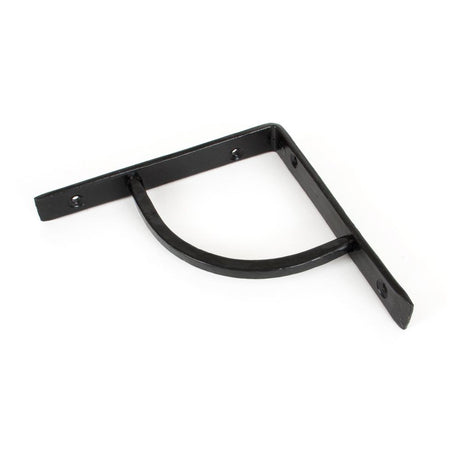 From The Anvil - Black 6'' x 6'' Plain Shelf Bracket | Sku. 83780 | Trade Door Handles.