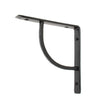 From The Anvil - Black 6'' x 6'' Plain Shelf Bracket | Sku. 83780 | Trade Door Handles.