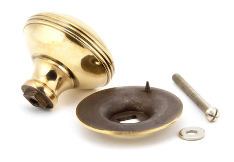 From The Anvil - Aged Brass Prestbury Centre Door Knob | Sku. 83782 | Trade Door Handles.