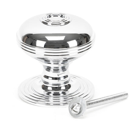 From The Anvil - Polished Chrome Prestbury Centre Door Knob | Sku. 83783 | Trade Door Handles.