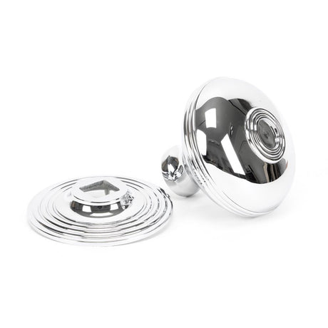 From The Anvil - Polished Chrome Prestbury Centre Door Knob | Sku. 83783 | Trade Door Handles.