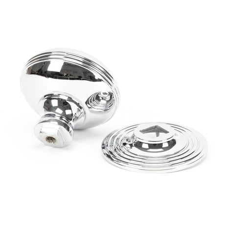 From The Anvil - Polished Chrome Prestbury Centre Door Knob | Sku. 83783 | Trade Door Handles.