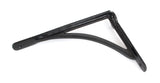 From The Anvil - Black 10'' x 7'' Curved Shelf Bracket | Sku. 83784 | Trade Door Handles.