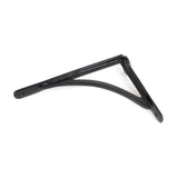 From The Anvil - Black 10'' x 7'' Curved Shelf Bracket | Sku. 83784 | Trade Door Handles.