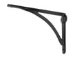 From The Anvil - Black 10'' x 7'' Curved Shelf Bracket | Sku. 83784 | Trade Door Handles.
