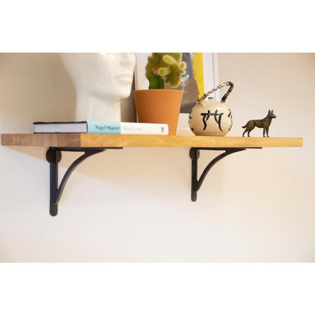 From The Anvil - Beeswax 10'' x 7'' Curved Shelf Bracket | Sku. 83785 | Trade Door Handles.