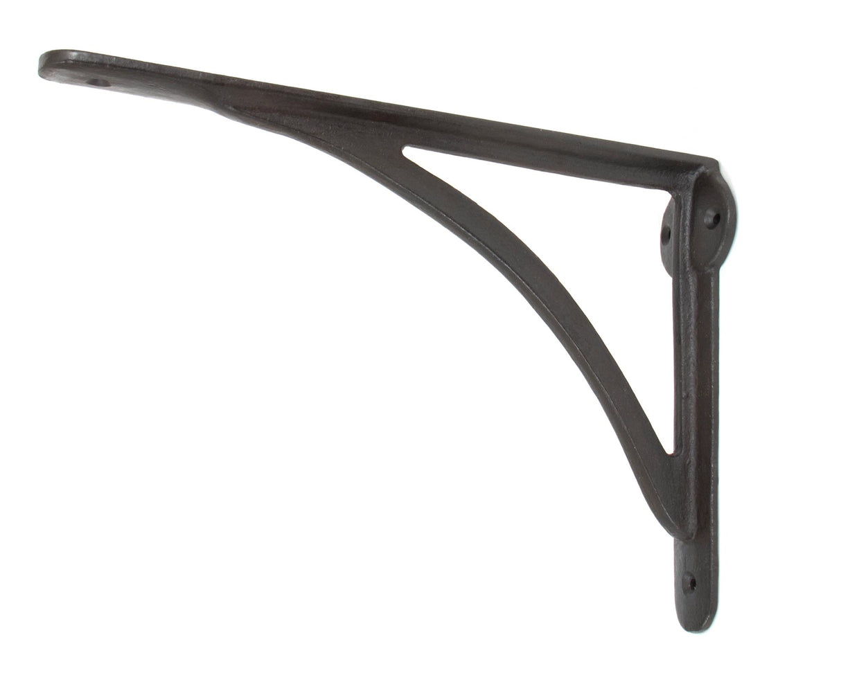 From The Anvil - Beeswax 10'' x 7'' Curved Shelf Bracket | Sku. 83785 | Trade Door Handles.