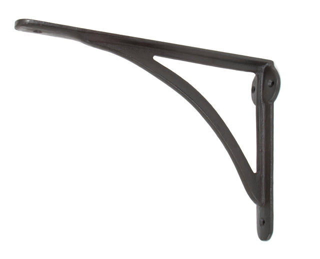 From The Anvil - Beeswax 10'' x 7'' Curved Shelf Bracket | Sku. 83785 | Trade Door Handles.