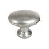 From The Anvil - Pewter Oval Cabinet Knob | Sku. 83787 | Trade Door Handles.