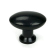 From The Anvil - Black Oval Cabinet Knob | Sku. 83790 | Trade Door Handles.