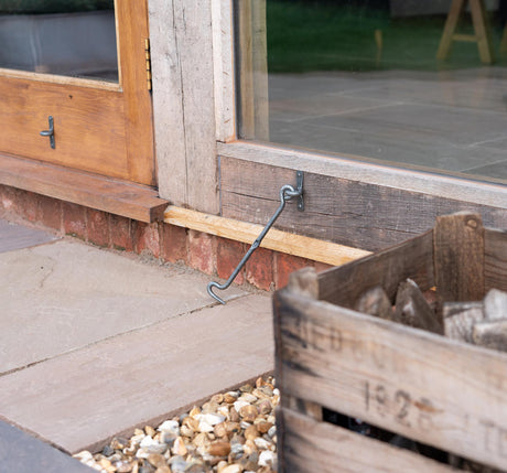 From The Anvil - Pewter 8" Forged Cabin Hook | Sku. 83794 | Trade Door Handles.