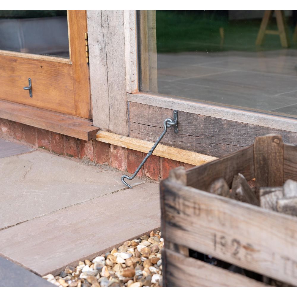 From The Anvil - Pewter 8" Forged Cabin Hook | Sku. 83794 | Trade Door Handles.