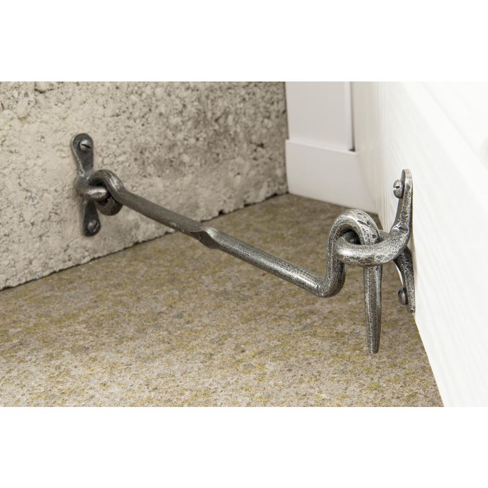 From The Anvil - Pewter 10" Forged Cabin Hook | Sku. 83795 | Trade Door Handles.