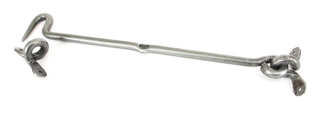 From The Anvil - Pewter 16" Forged Cabin Hook | Sku. 83798 | Trade Door Handles.