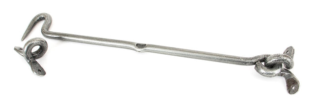 From The Anvil - Pewter 16" Forged Cabin Hook | Sku. 83798 | Trade Door Handles.