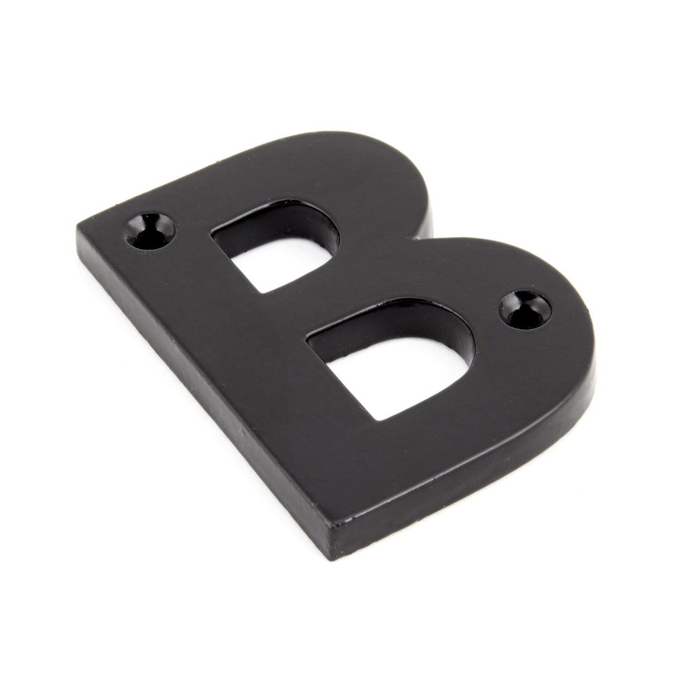 From The Anvil - Black Letter B | Sku. 83800B | Trade Door Handles.