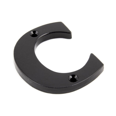 From The Anvil - Black Letter C | Sku. 83800C | Trade Door Handles.