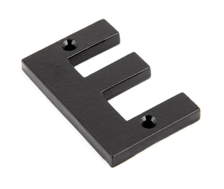 From The Anvil - Black Letter E | Sku. 83800E | Trade Door Handles.