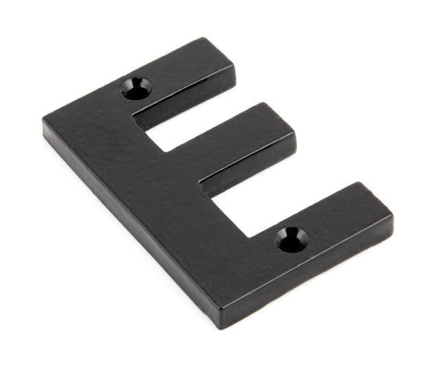 From The Anvil - Black Letter E | Sku. 83800E | Trade Door Handles.