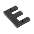 From The Anvil - Black Letter E | Sku. 83800E | Trade Door Handles.