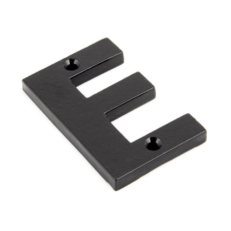From The Anvil - Black Letter E | Sku. 83800E | Trade Door Handles.