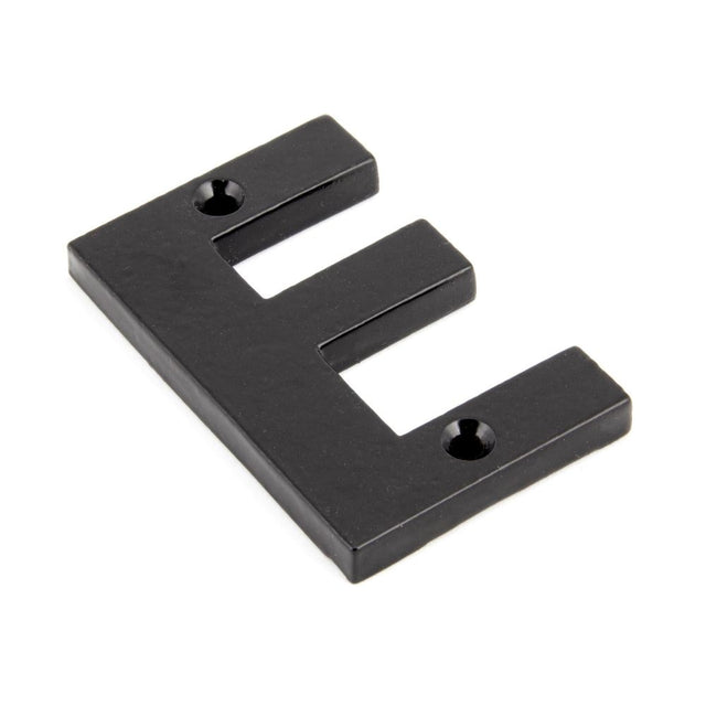 From The Anvil - Black Letter E | Sku. 83800E | Trade Door Handles.