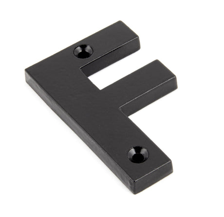 From The Anvil - Black Letter F | Sku. 83800F | Trade Door Handles.