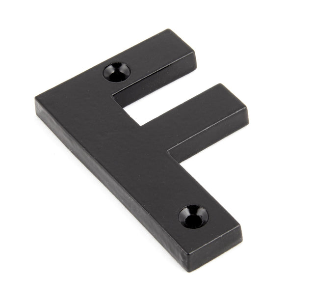 From The Anvil - Black Letter F | Sku. 83800F | Trade Door Handles.