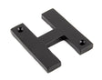 From The Anvil - Black Letter H | Sku. 83800H | Trade Door Handles.