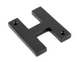 From The Anvil - Black Letter H | Sku. 83800H | Trade Door Handles.