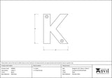 From The Anvil - Black Letter K | Sku. 83800K | Trade Door Handles.