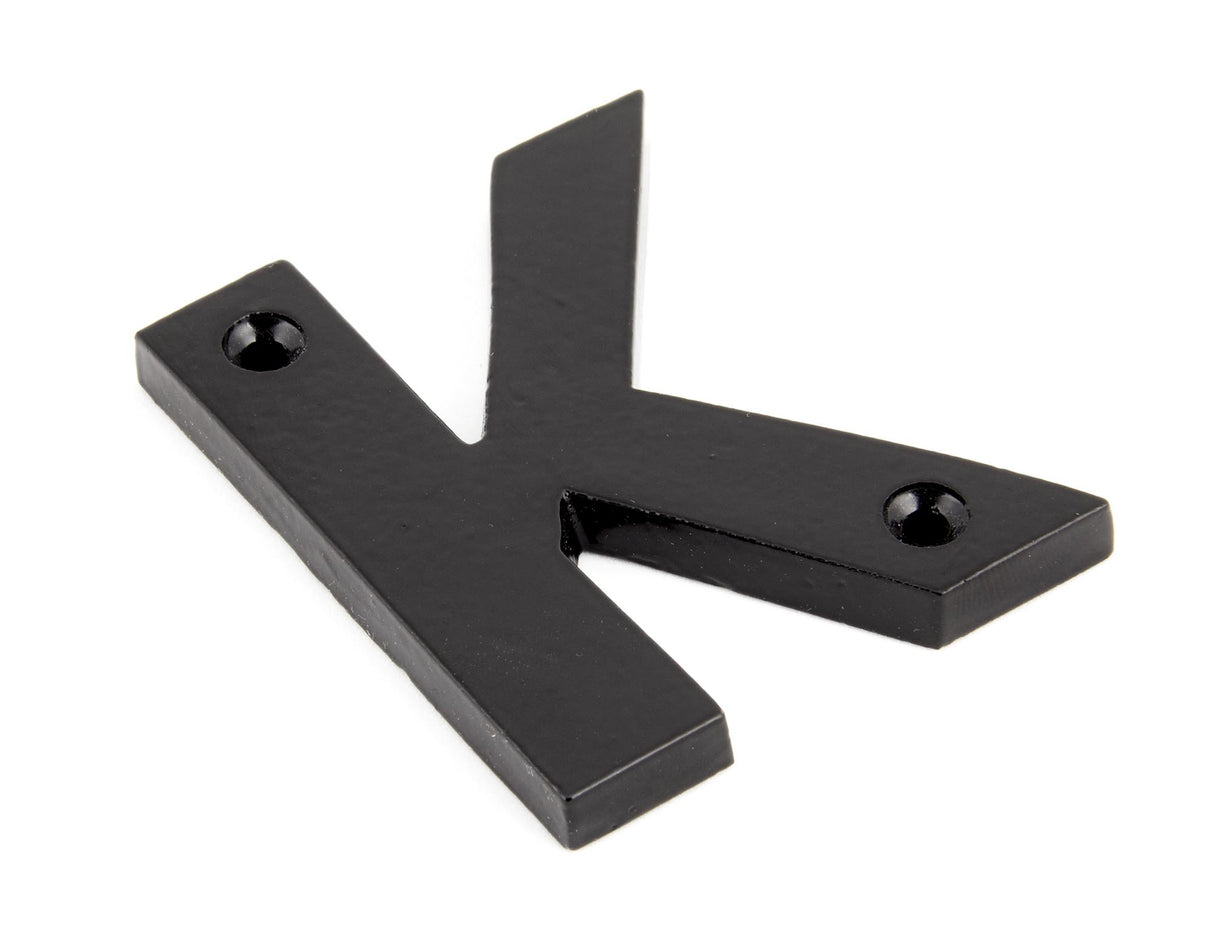 From The Anvil - Black Letter K | Sku. 83800K | Trade Door Handles.