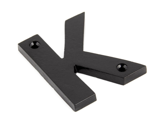 From The Anvil - Black Letter K | Sku. 83800K | Trade Door Handles.