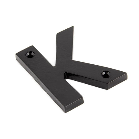 From The Anvil - Black Letter K | Sku. 83800K | Trade Door Handles.