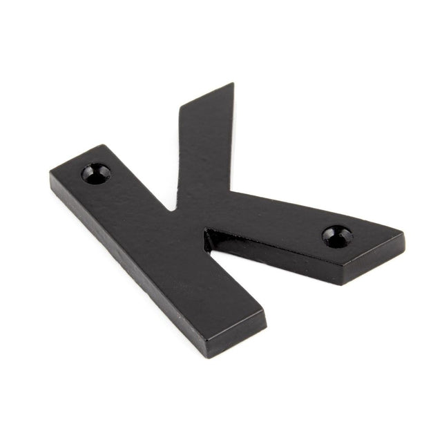 From The Anvil - Black Letter K | Sku. 83800K | Trade Door Handles.