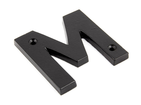 From The Anvil - Black Letter M | Sku. 83800M | Trade Door Handles.