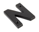 From The Anvil - Black Letter N | Sku. 83800N | Trade Door Handles.