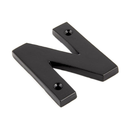 From The Anvil - Black Letter N | Sku. 83800N | Trade Door Handles.