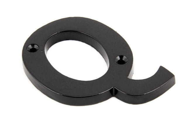 From The Anvil - Black Letter Q | Sku. 83800Q | Trade Door Handles.