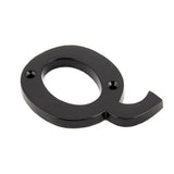 From The Anvil - Black Letter Q | Sku. 83800Q | Trade Door Handles.