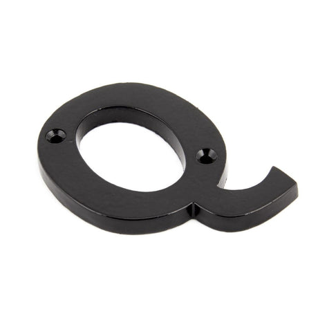 From The Anvil - Black Letter Q | Sku. 83800Q | Trade Door Handles.