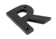 From The Anvil - Black Letter R | Sku. 83800R | Trade Door Handles.