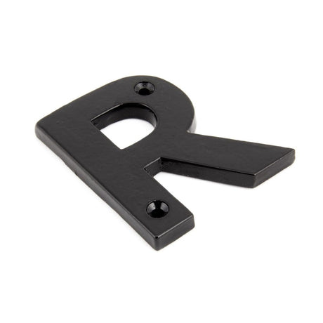 From The Anvil - Black Letter R | Sku. 83800R | Trade Door Handles.