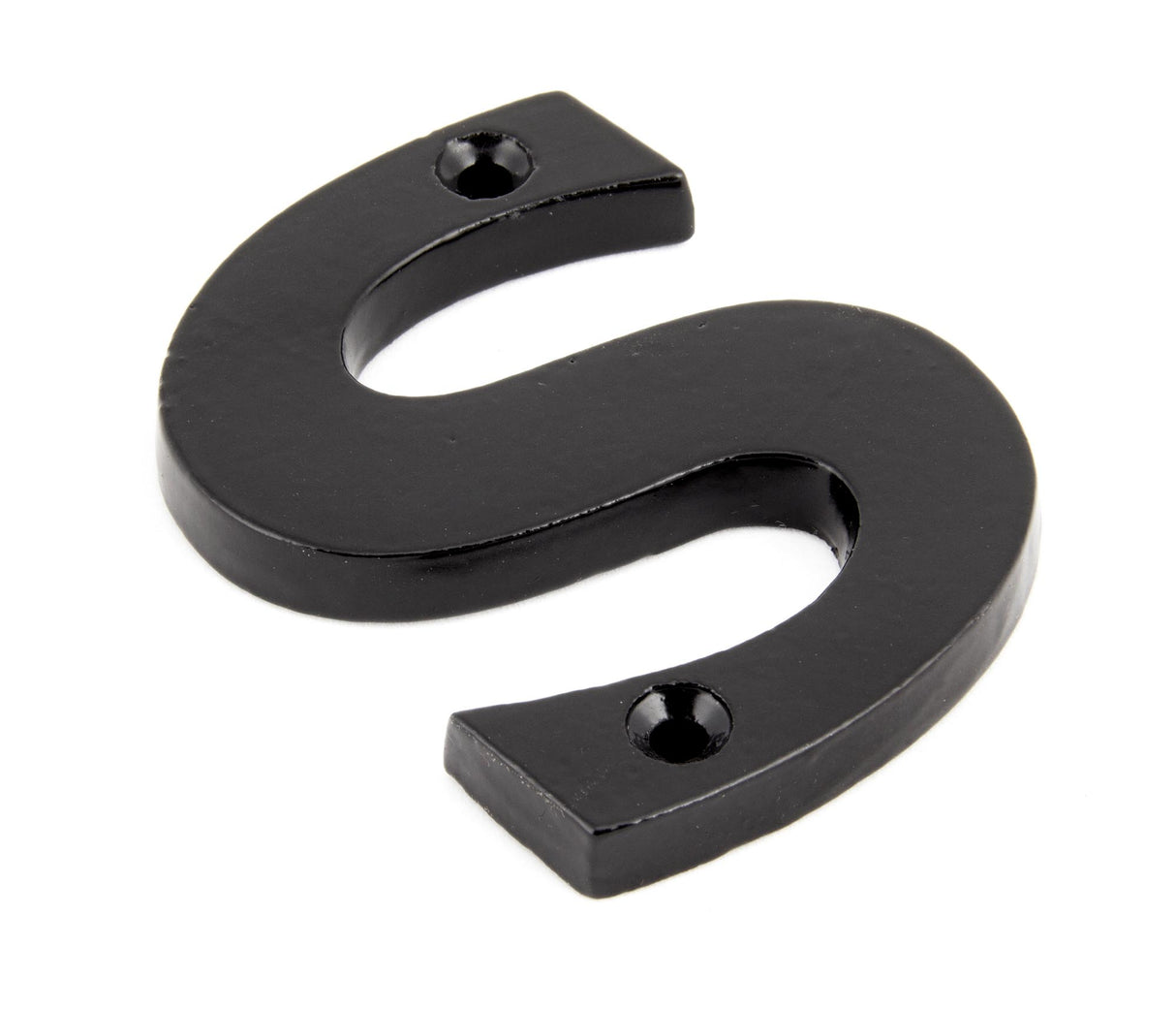 From The Anvil - Black Letter S | Sku. 83800S | Trade Door Handles.