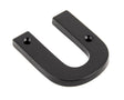 From The Anvil - Black Letter U | Sku. 83800U | Trade Door Handles.