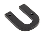 From The Anvil - Black Letter U | Sku. 83800U | Trade Door Handles.