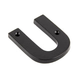 From The Anvil - Black Letter U | Sku. 83800U | Trade Door Handles.