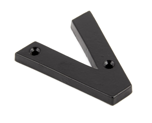 From The Anvil - Black Letter V | Sku. 83800V | Trade Door Handles.