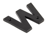 From The Anvil - Black Letter W | Sku. 83800W | Trade Door Handles.